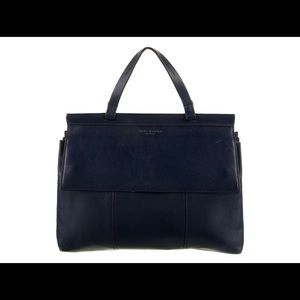 Tory Burch Block-T Leather Satchel